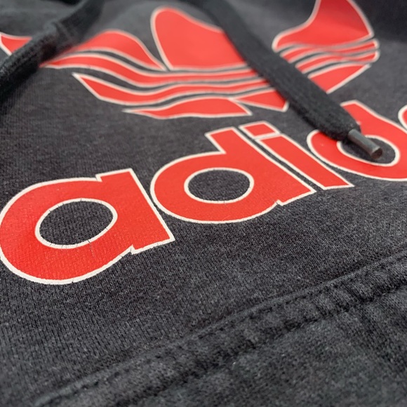 Adidas Hoodie with Red Logo - Picture 3 of 6